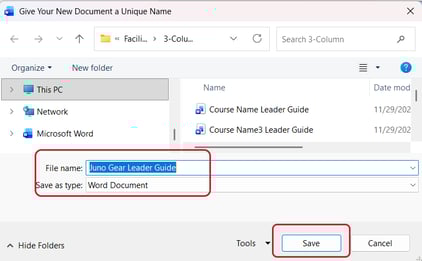 Save your new guidebook