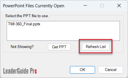 Refresh List
