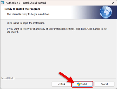 Install AT - Install Wizard 3