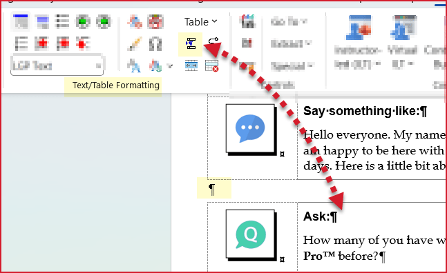 Break Table