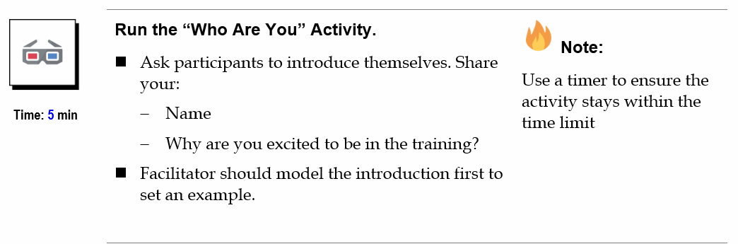 Content Block - Time Instruction