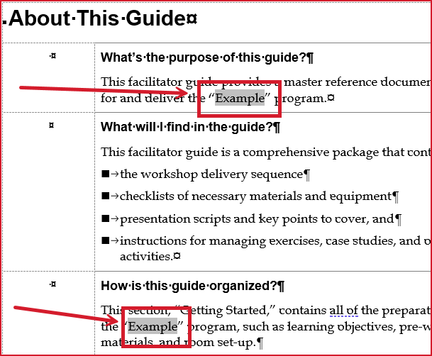 Course Name in About This Guide