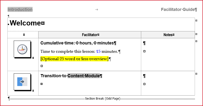 Lesson Name example 1