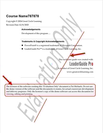 Free Trial Marking 2