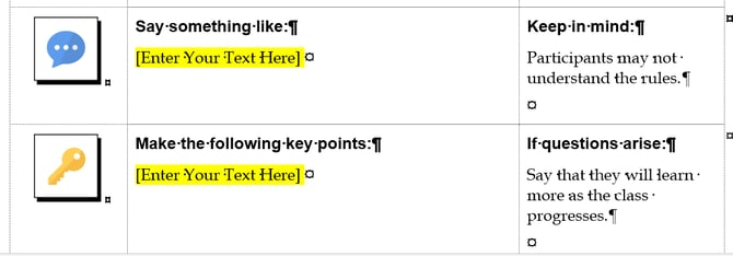 Content Block Examples-Facilitator Guide