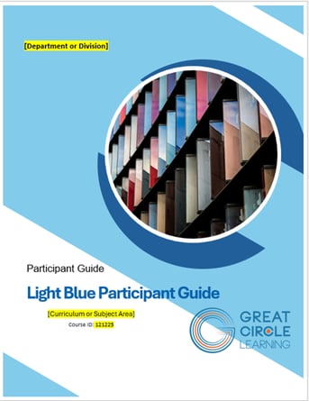 Cover Page Participant Guide Light Blue Collection 1