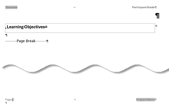 Learning Objectives page - new