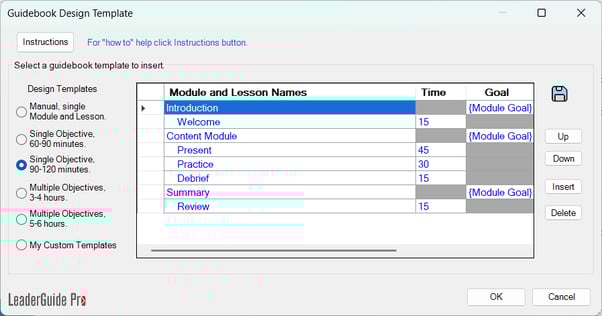 Guidebook Design Template_Single Objective 90-120