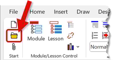 LGP Ribbon - Open Button