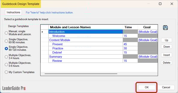 Guidebook Design Template wizard original
