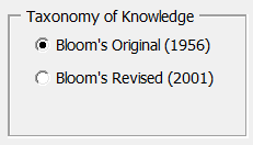 Taxonomy of Knowledge