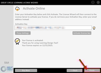 LDT License Wizard - Enter Key 2