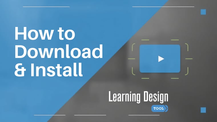 How to Download & Install Learning Design Tool