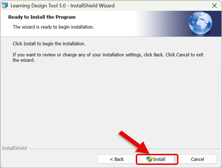 Install LDT - Install Wizard 3