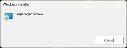 Uninstall LGP - LDT Removed
