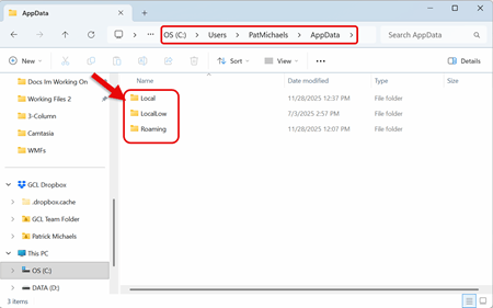 AppData - Location 3