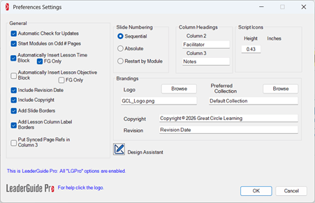 Preferences Wizard small