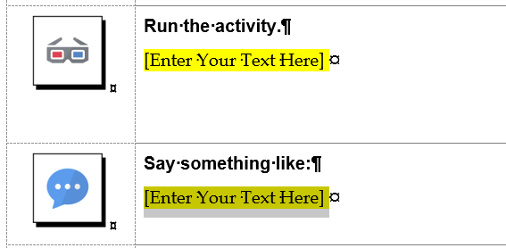 Highlighted Content Block Prompts