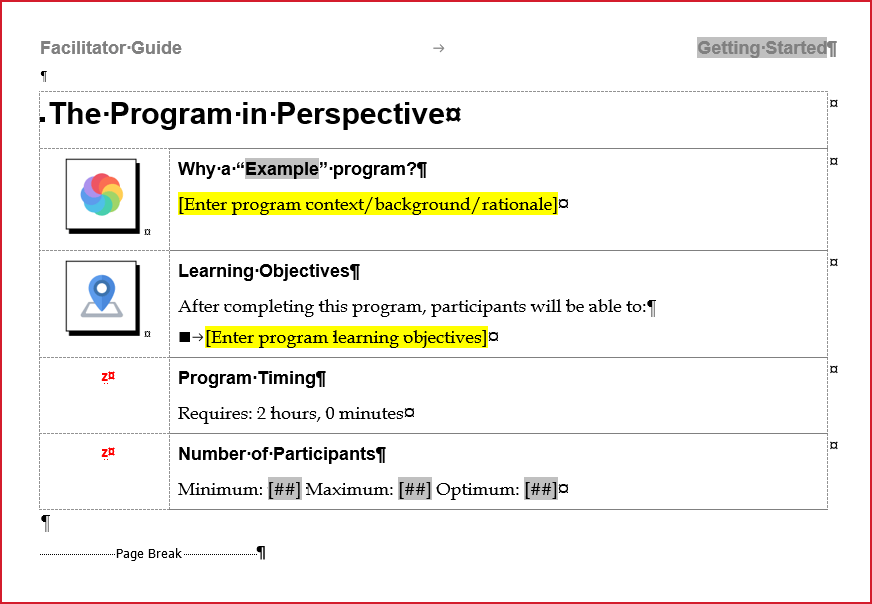 The Program in Perspective