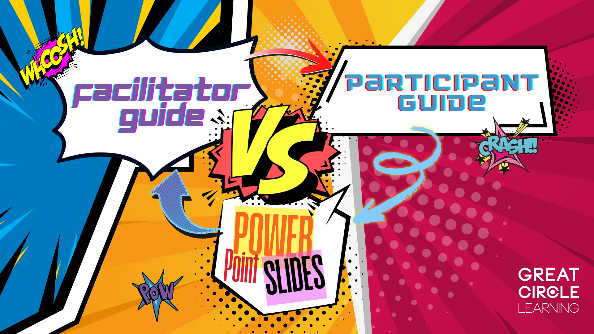 Facilitator Guides vs Participant Guides vs PowerPoint Slides