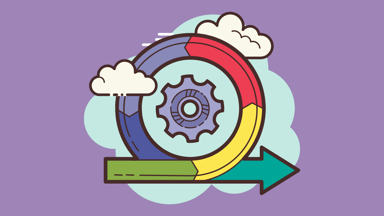 Process Vector Graphic